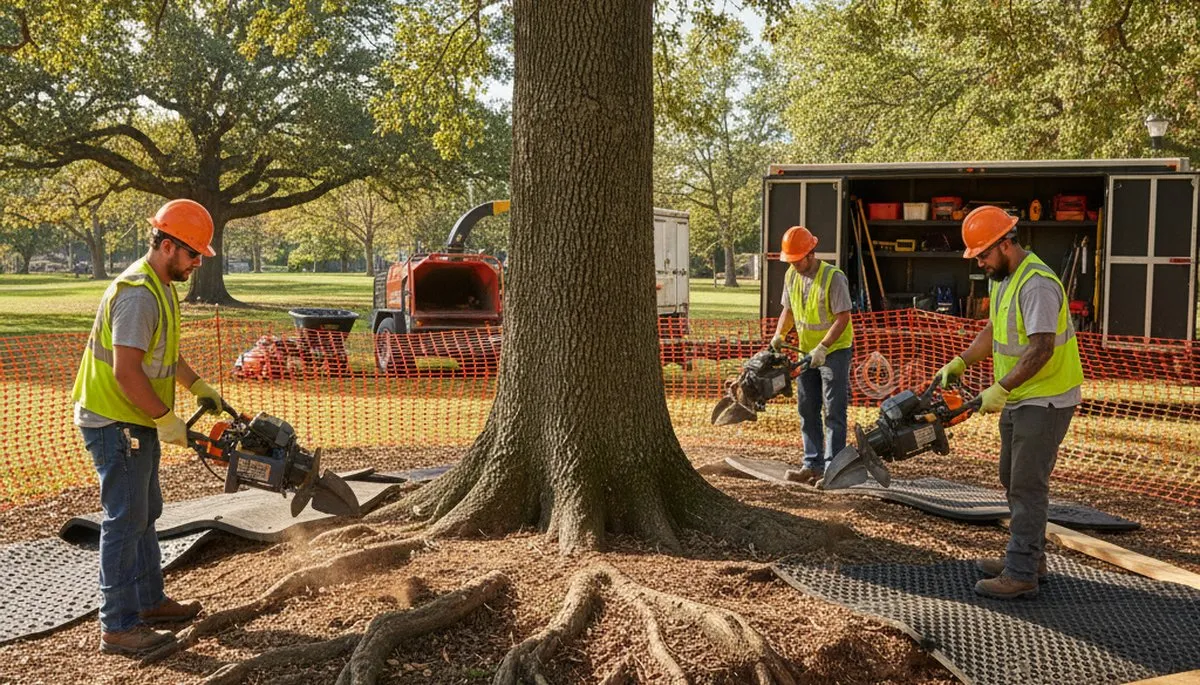 Root protection service for trees in Los Angeles, CA by Arbor Tree Care