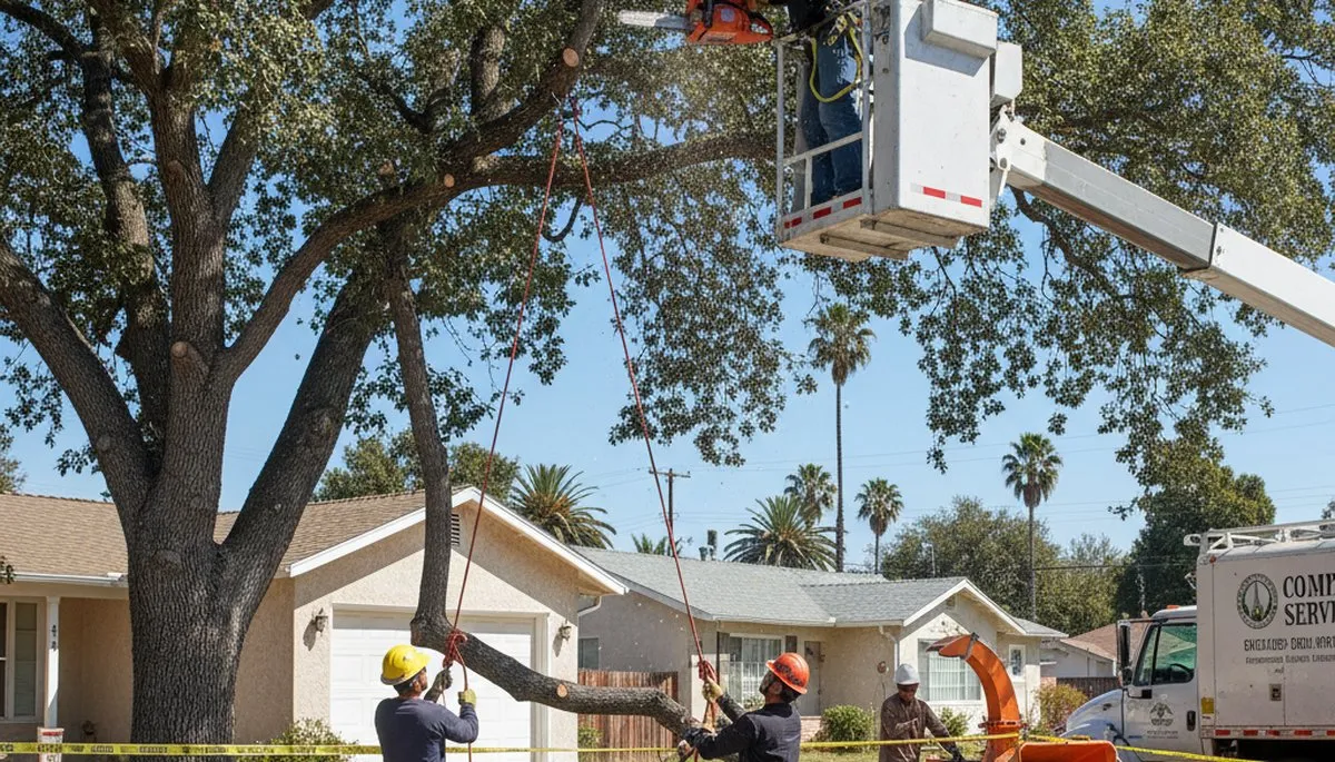 Los Angeles, CA tree removal crew providing professional arbor care for residential and commercial properties